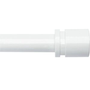 New White Curtain Rod for windows that are 16 to 48 inches wide